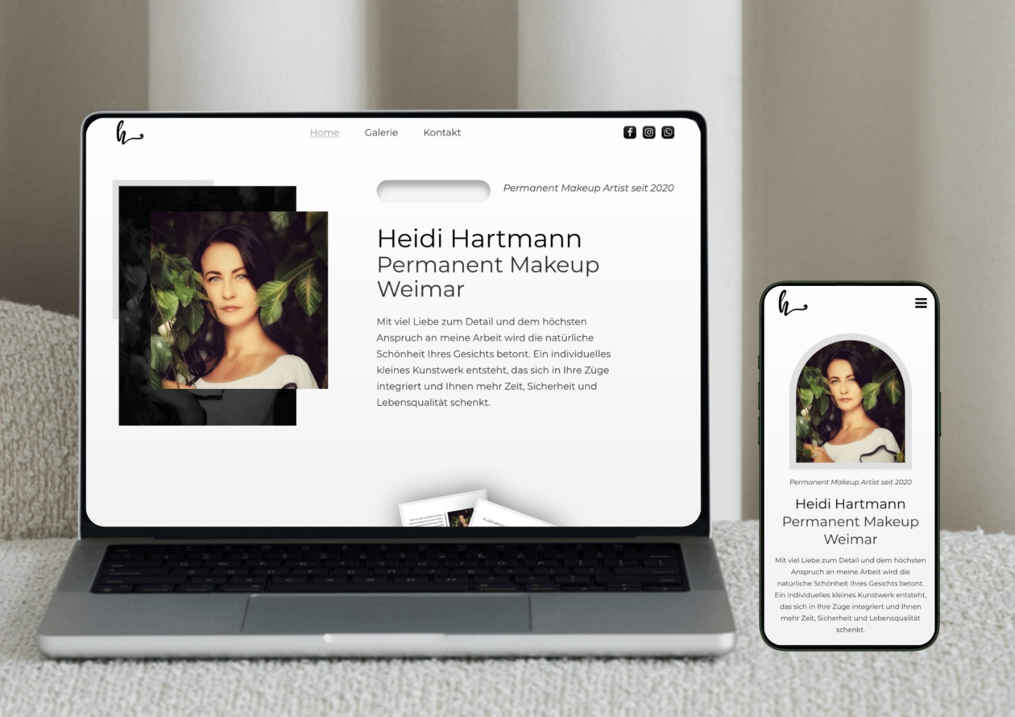 Permanent Makeup Webseite