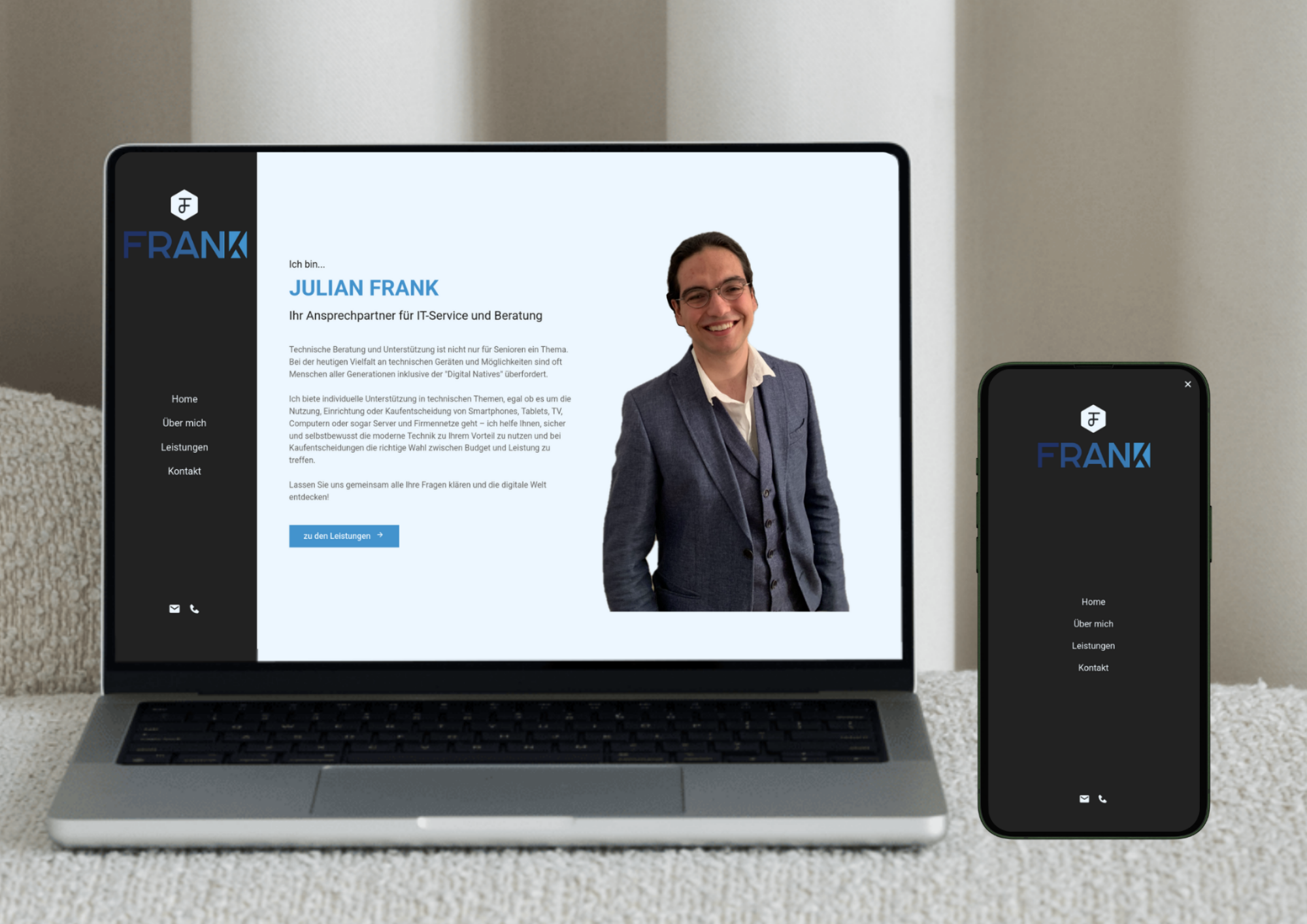 IT-Service Frank Webseite